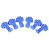 50pcs Blue Lock Quick Wire Splice Clips Terminal Connectors 0.72 2.5mm2