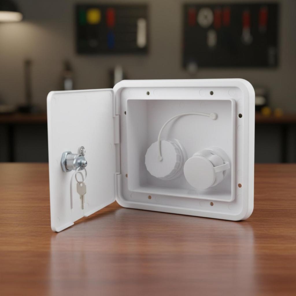 Water Fill Hatch Flow-throughFed Inlet with Keys Flush-Mount