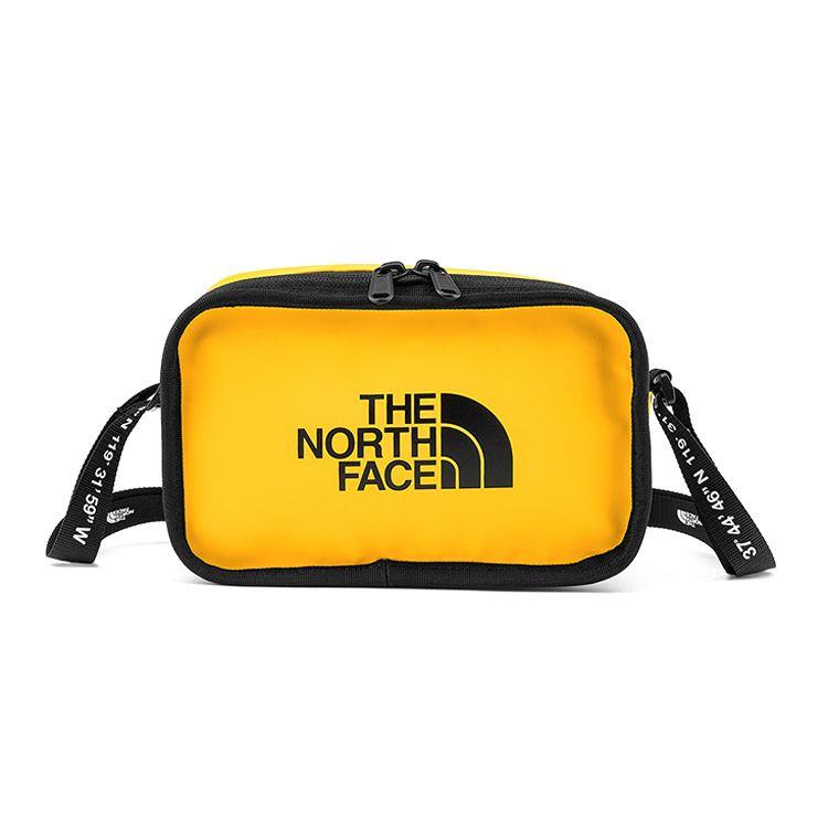 The North Face 3L Spring Summer Lightweight Portable Shoulder Crossbody Bag Outdoor Bag Unisex bags Yellow 52UG-56P