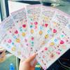 1PC Acrylic Gem Sticker Girl Show Face Sticker Beads Children DIY Makeup Color Crystal Sticker