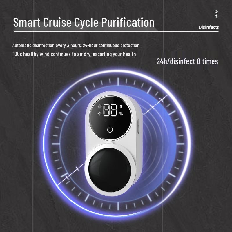 Chytrý nástěnný UV sterilizátor na zubní kartáčky se sušením vzduchem