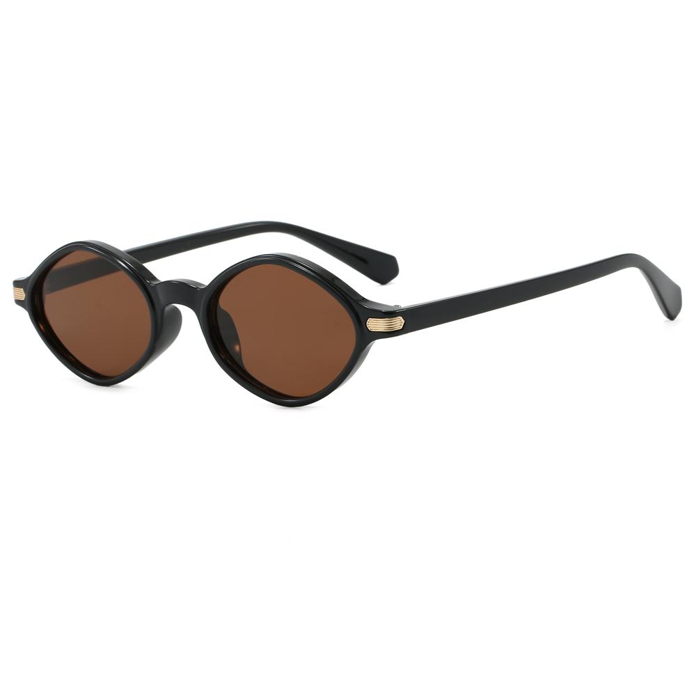 Superhot Eyewear 43061 Fashion 2025 Retro Oval Simple UV400 Decorative Sunglasses