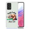 Animal Cute Cartoon Sloth Coffee Phone Case For Samsung Galaxy A17 A16 A14 A15 A13 A57 A56 A54 A55 A53 A37 A36 A34 A35 A33 A26 A