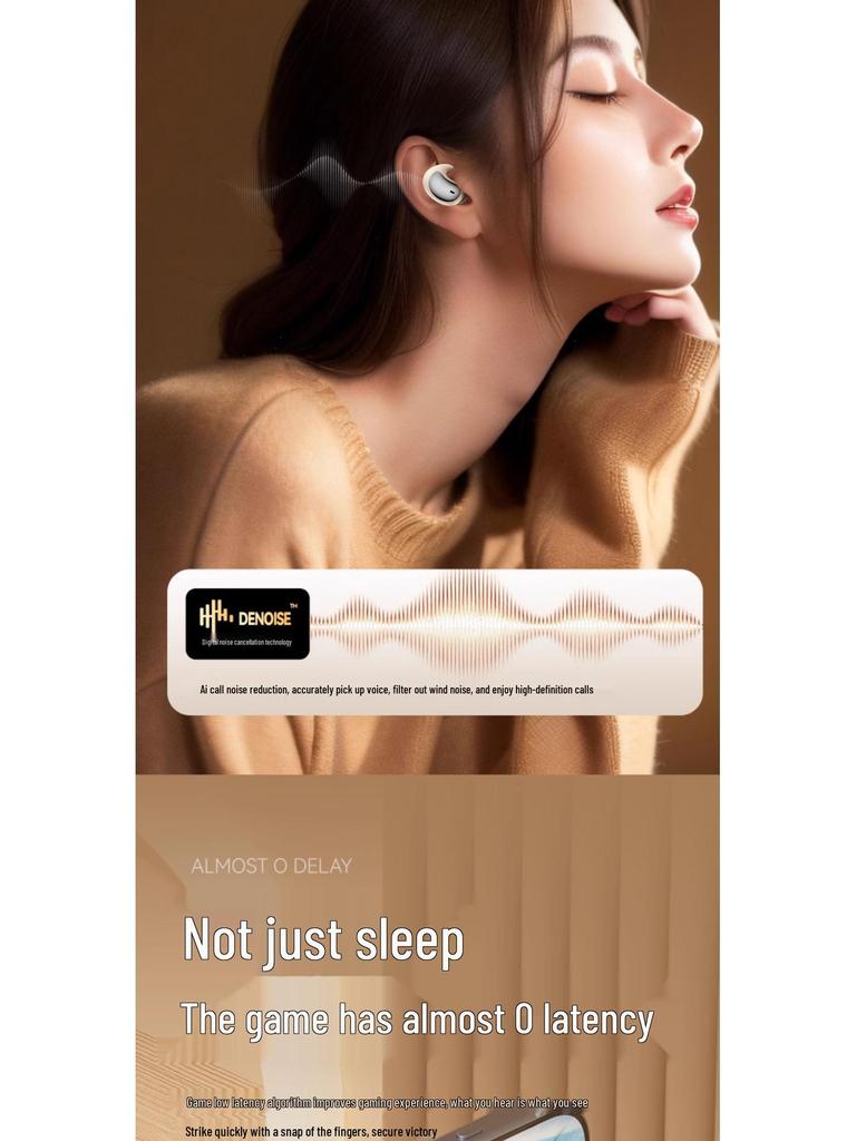 W932 True Wireless Sleep Earbuds: Ultra-Thin, Side-Sleep Comfort, Long Battery Life