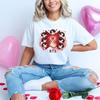 2026 BTS Chibi Red Shirt, Cute Kpop Finger Heart Tee, Valentine BTS Shirt, ARMY Gift, Romantic Kpop Shirt, Vintage Style