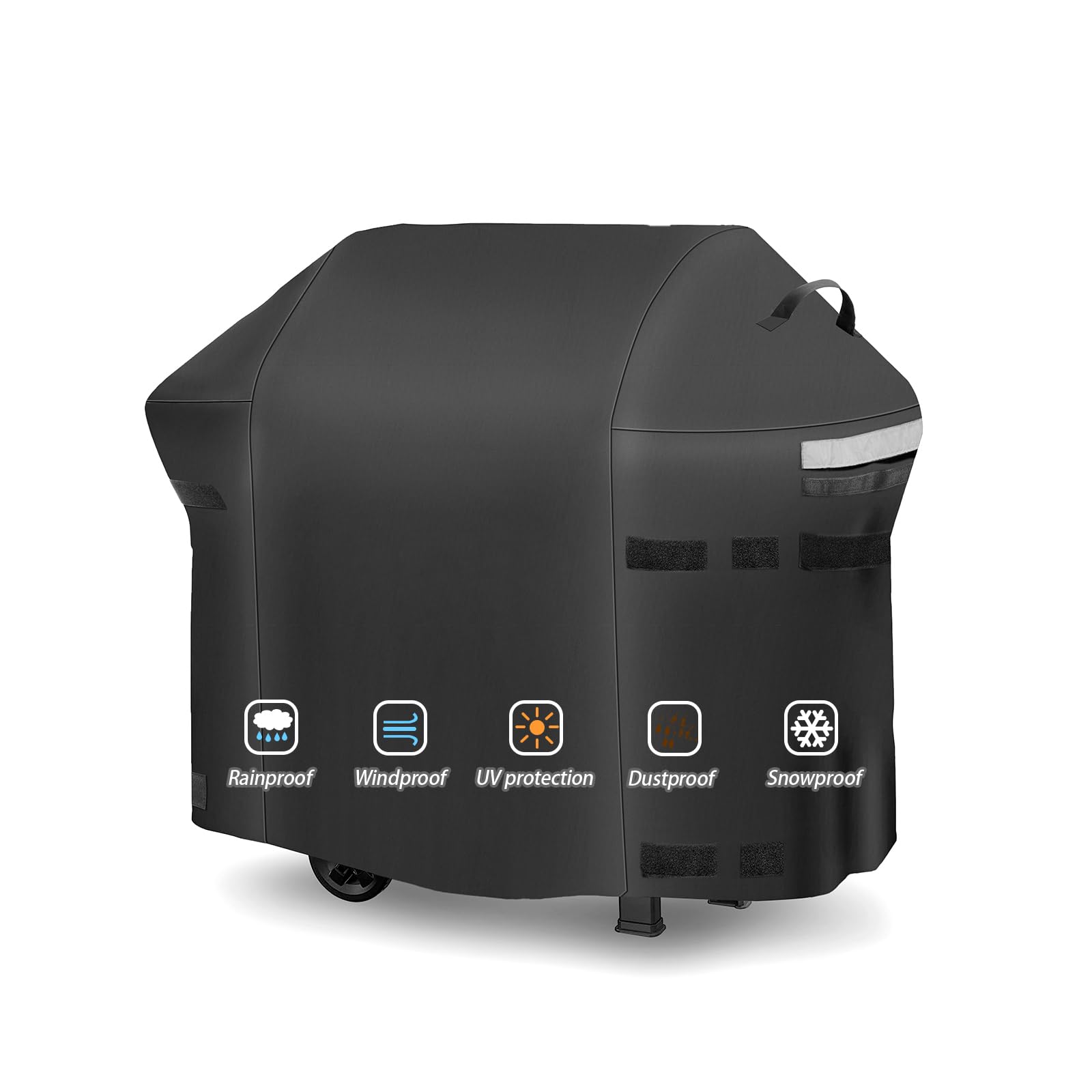 Grill Cover for Weber Genesis II 3-Burner Grill, Genesis II LX 300 and Genesis 300 Series Grills, Compared to 7138, Heavy-Duty Waterproof UV-Resistant