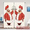 2D Flat Printing  JIT 2pcs   Curtains (Without Rod) Chef Duo Delight Popular Print Curtains Versatile Durable Polyester Curtains