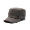 Hat Men's Winter Flat Hat Fleece Thickened Cap Dad Wool Cotton Hat Thermal Ear Protector