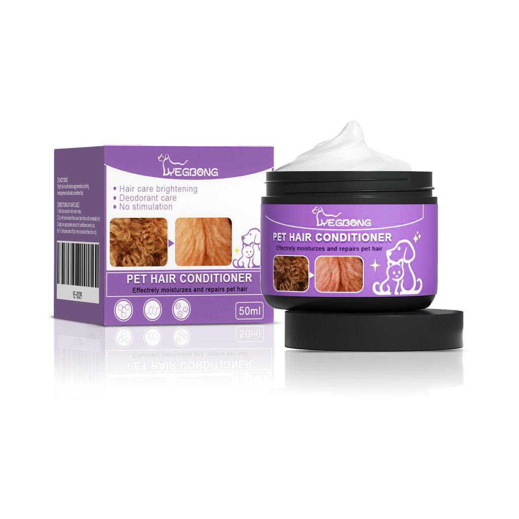 Yegbong Fluffy Pet Hair Conditioner: Smoothes, Detangles, and Cares for Pet Hair.
