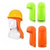 Stripe Polyester Sun Runner Cap Elastic Sun Shade Hat Neck Wrap Cooling Breathable Skull Caps