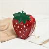 Patent Leather Casual Versatile Women's Strawberry Shoulder Oblique Span Bag