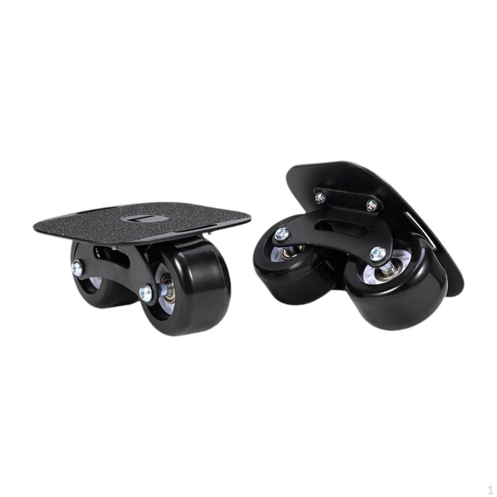1 Pair of Skateboards, Non-slip, Portable, Fashionable, Light Gift Scooter-street Skates with Wheels
