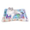 Tapis de jeu sensoriel aquatique pour chats et chiens, tapis de jeu aquatique épais avec motifs de poissons, tapis de jeu aquatique d'été pour animaux de compagnie