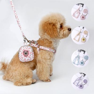Dog Collar Dog Accessories Walk the Dog Leash 1.2 Meters Traction Rope Length Adjustable Anti-free Cat Collar Pet Products