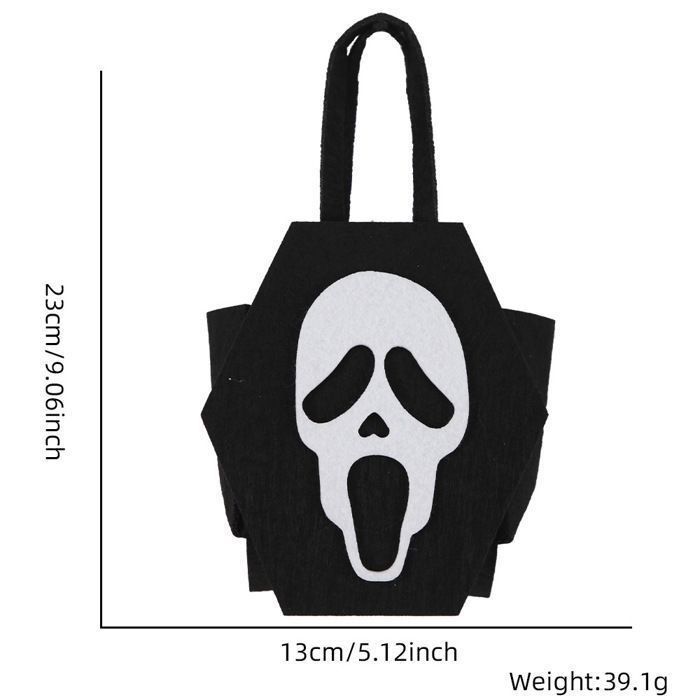 Sac à bonbons - AIMOONSA - A14 Style - Lot de 4 - Feutre - Multicolore