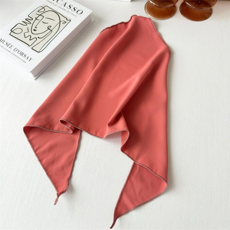 Triangular Shape Head Scarf Hair Band For Various Styles Soft Cotton Fabric Suitable For Casual Formal