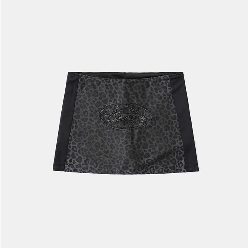 Korean Badblood BCAC American Retro Camouflage Slim-Fit Summer Skirt for Women Medium