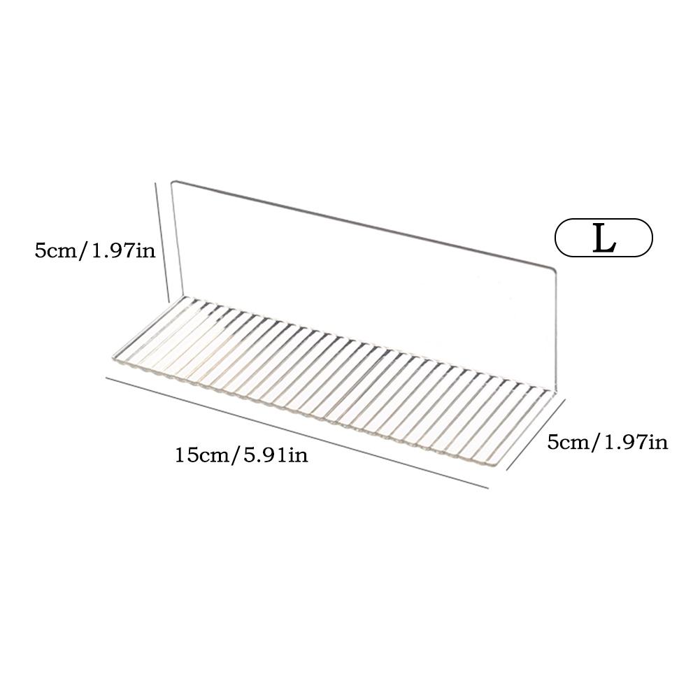 

Самоклеящаяся прозрачная акриловая настенная полка для хранения, DIY подставка для игрушек L