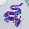 Chinese Dragon Statue 3D Printed Dragon Figurine with Movable Joints Articulated Dragon Sculpture