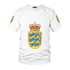 UK. T-shirt con Bandiera Britannica per Uomo Stampa Totem Emblema 3D Spagna Maglietta Abbigliamento Donna T-shirt Top a Maniche Corte
