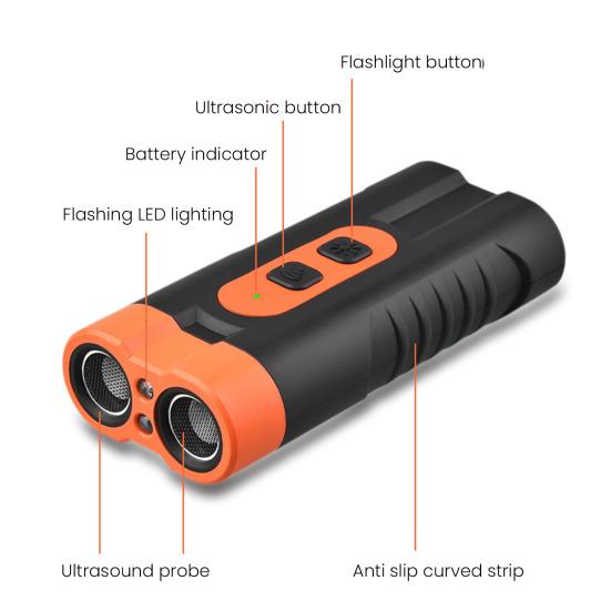 Anti Barking Device for Dogs 800mAh Rechargeable Dog Bark Controller 3 Modes Fast Behavior Correction Dog Training Tool