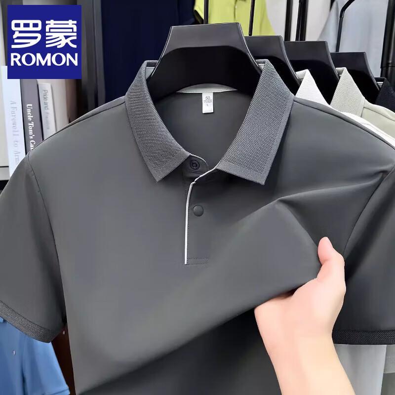 Luomen Men s Loose-Fit Short-Sleeve Polo Shirt 4XL