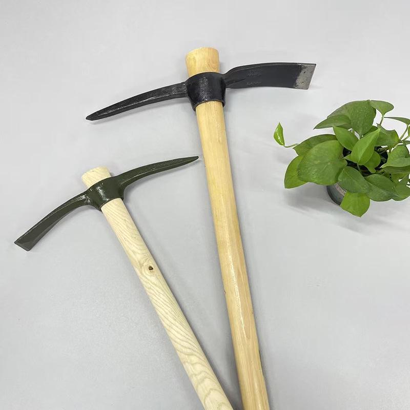 All-Steel Multifunctional Pickaxe Hoe for Digging and Gardening