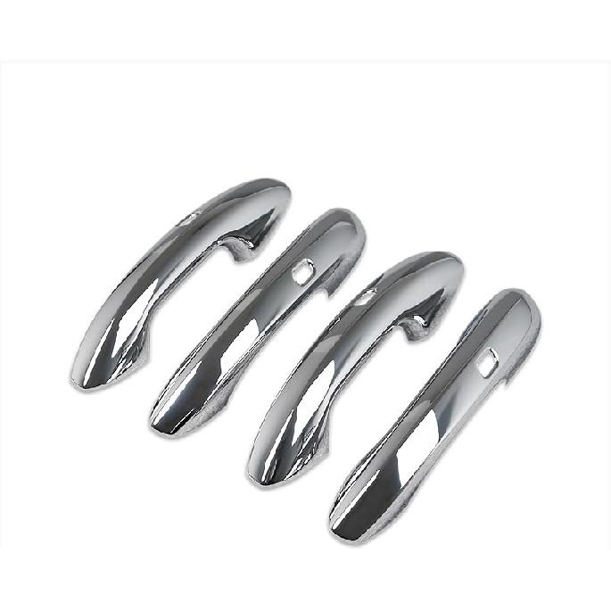 for Mercedes-Benz New GLC GLC300 X254 2023 2024 2025 Door Handle Cover Trims with Smart Keyhole (Carbon Fiber Pattern)