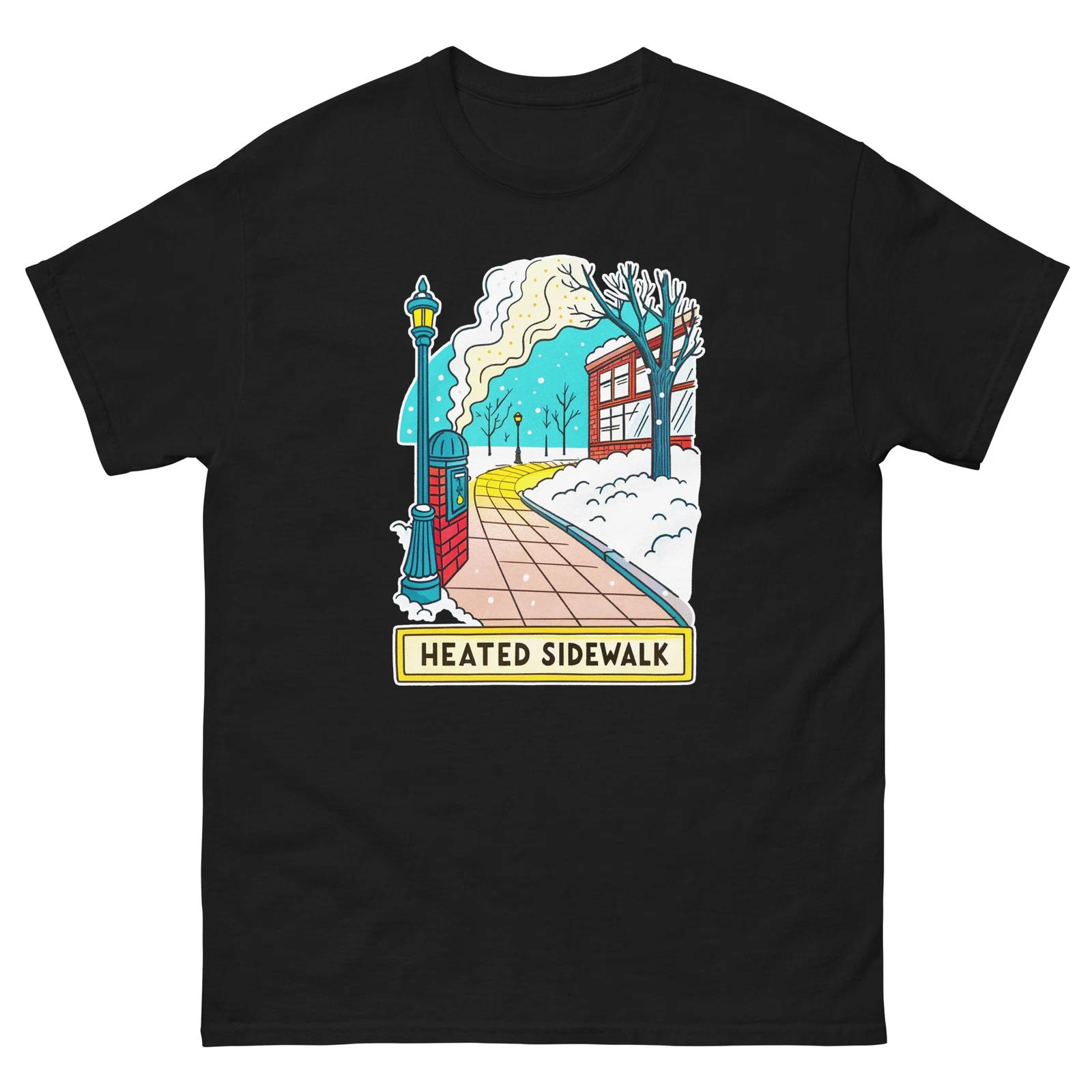 Heated Sidewalk Mountain Ski Resort Town T-Shirt 2XL
