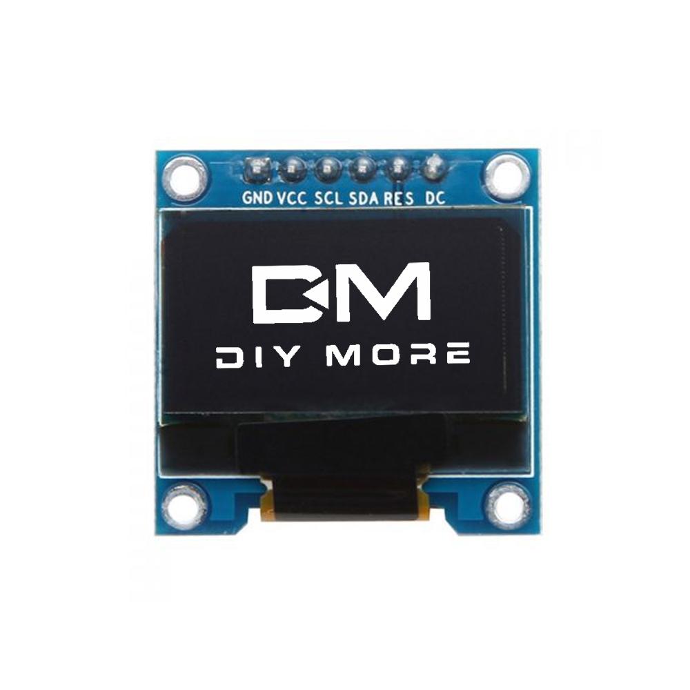 OLED display module Mini 0.96 inch monochrome display module 6PIN 3.3V resolution 128x64 control chip SSD1306 SPI/IIC