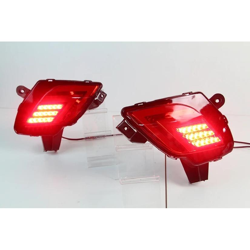 2PCS LED Reflector For Mazda CX-5 CX5 2013 2014 2015 2016 Car Tail Light Rear Bumper Light Rear Fog Lamp Brake Light