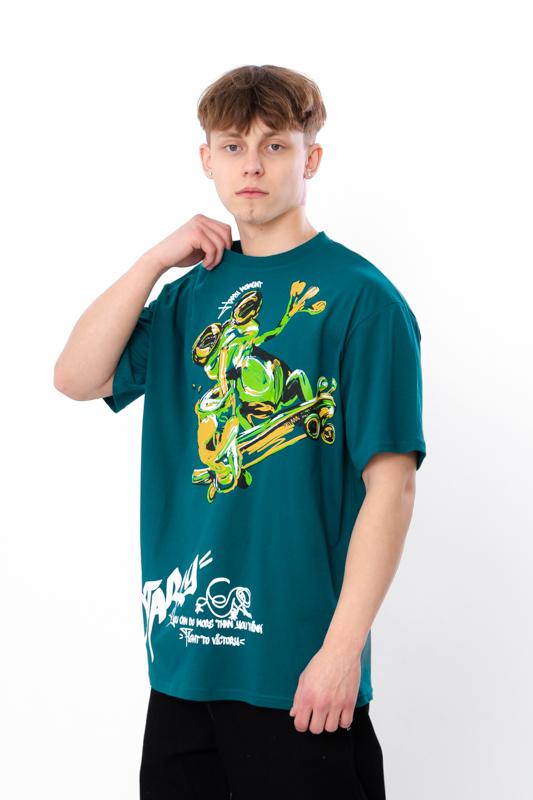 

Футболка (чоловічі), літо Літо 3383-001-33-1 HC S смарагдовий