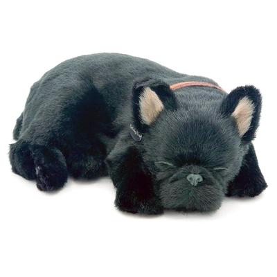 Ninian and Kino Perfect Pet French Bulldog Plush Dog Stuffed Animal (Small) (Brindle) Dog, Realistic, Lifelike, Animal, Soothing, Moving, Present,