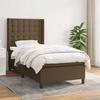 Lattenrost mit Matratze - Maison Exclusive - Dunkelbraun - 80x200 cm - Verstellbares Kopfteil