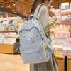 Schoolbag New High-value Japanese Fresh and Sweet Literary and Cute Cartoon Backpack Junior High School Students Lightweight Travel Backpack