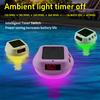 2025 New Wireless Floating Pool Thermometer Solar Pool Thermometer LED Digital Water Thermometer RGB Ambient Light
