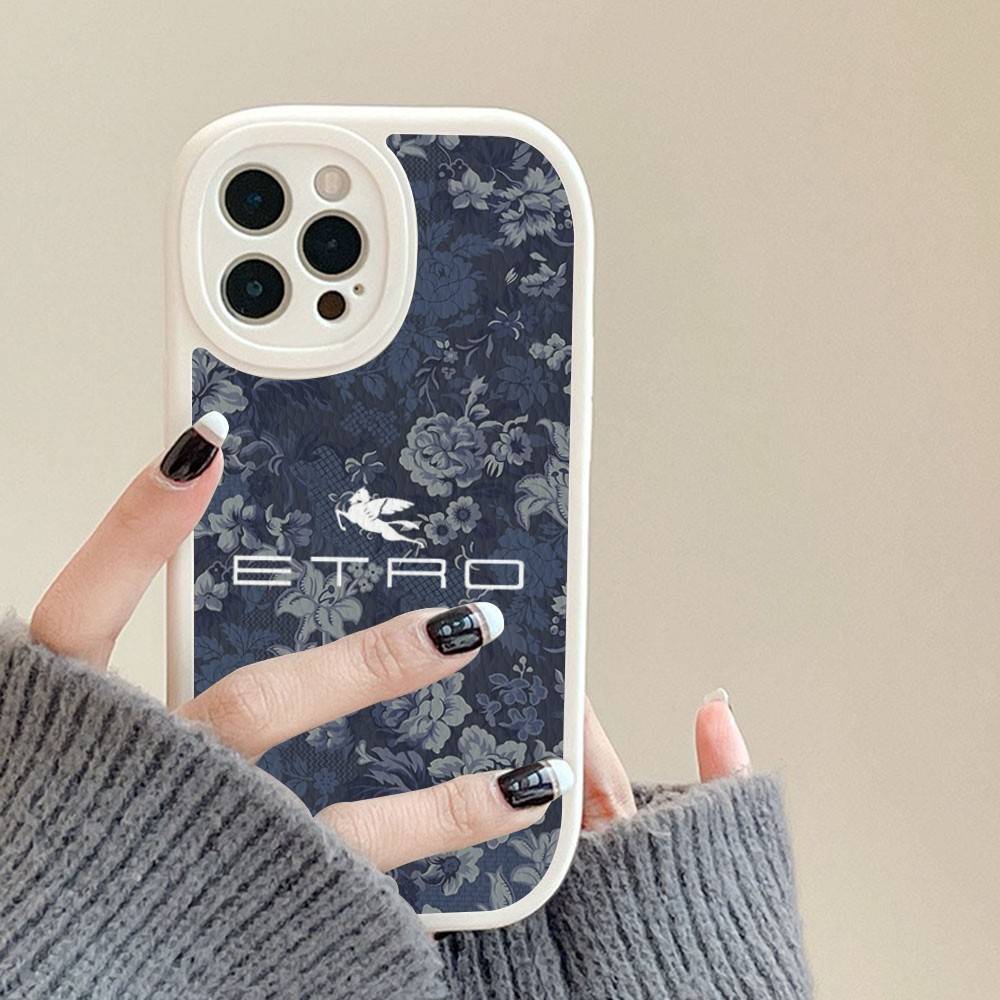Classic Design E-Etro Leather Phone Case For IPhone 15 14 13 Pro Max 12 11 16 Plus Phone Cover