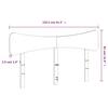 Headboard in White 150 cm Solid Pine Wood