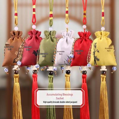 Portable Car Pendant Sachet with Tassel