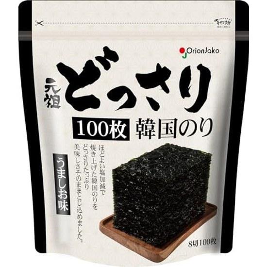 Orion Jako Dossari Korean Seaweed Umashio Flavor 100 Sheets