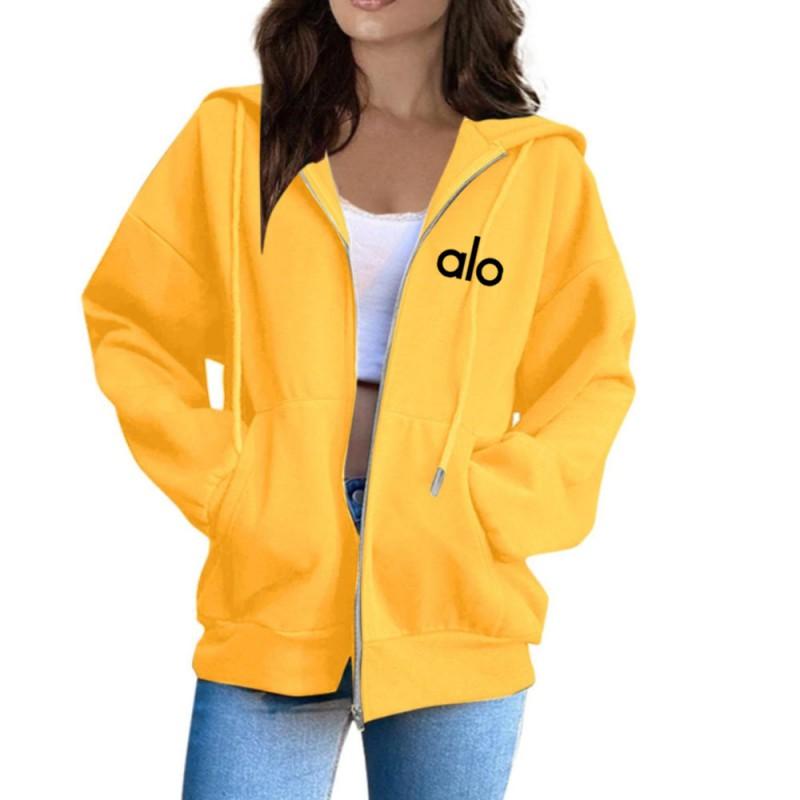 Damen Oversized Kapuzen-Reißverschluss-Sweatshirt Mit Grafikdruck Lockere Passform Langarm Freizeit-Sportbekleidung