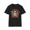 Kitsune Fuchsmaske T-Shirt | Geist des Fuchses, Japanische Blumenkunst, Unisex Tee