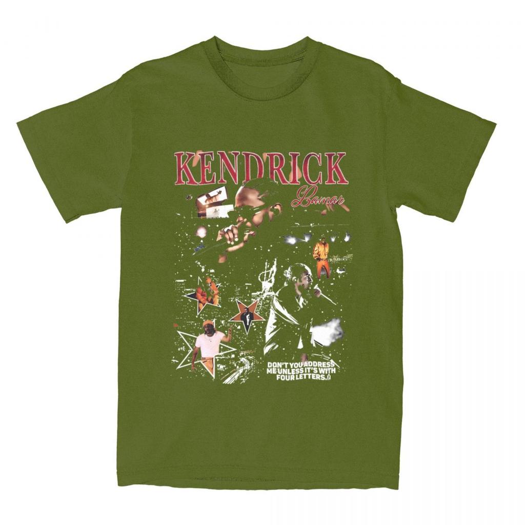 Kendrick Lamar Rap Hip Hop Merchandise T-Shirts for Men Women Leisure 100% Cotton Graphic Print Tees