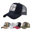 Fashion Trucker Caps With Embroidery Goat Patch Four Seasons Snapback Baseball Cap For Men Women Adjustable Visor Hat