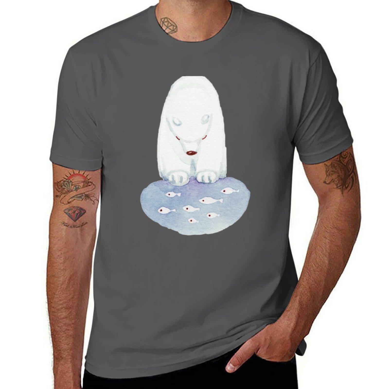 

Bear s Sea T-Shirt t shirts cotton 100% man t shirt cotton high quality man t shirt summer T-Shirt 4XL