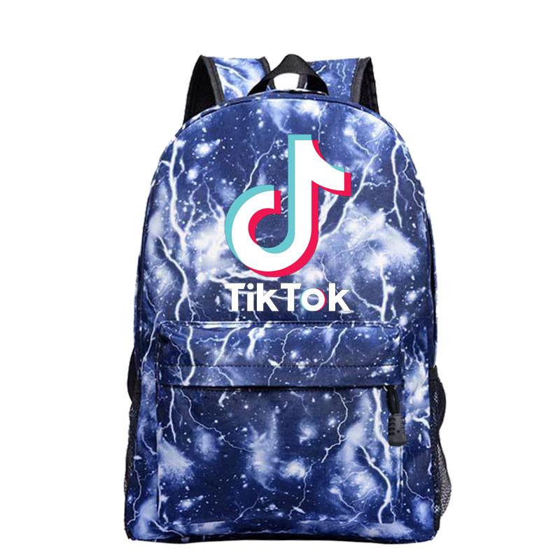 Backpack Tik Tok Large Children Schoolbags Casual Travel Bags Rucksack Shoulder
