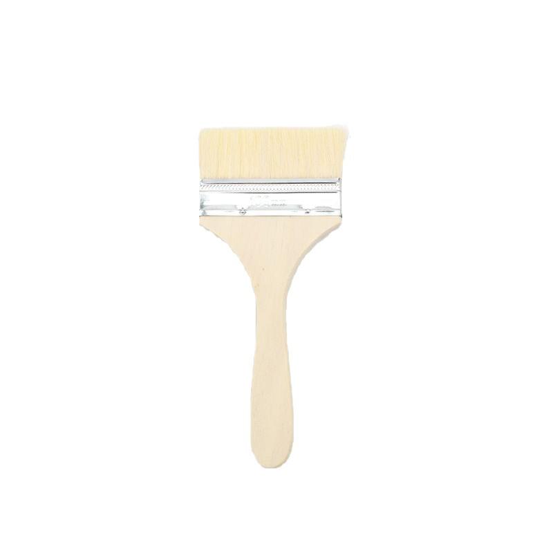 High-Temp Resistant Food Grade Wool Kitchen Oil Brush for BBQ and Baking