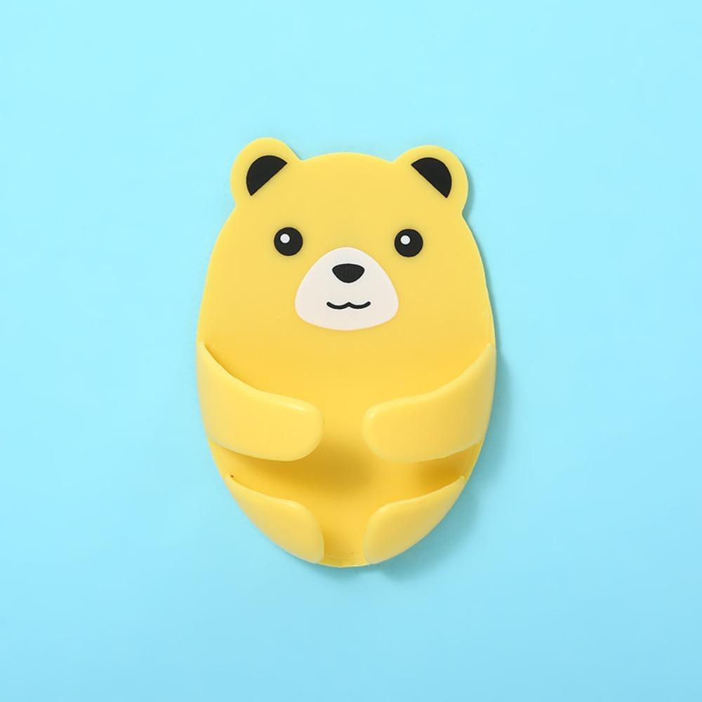 Multi-Purpose Wall Storage Hook Punch-free Power Plug Holder Cartoon Cable Organizer Kitchen