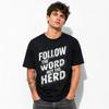 Follow The Word Not The Herd Christian Bible Verse Graphic T-Shirt Faith Tee
