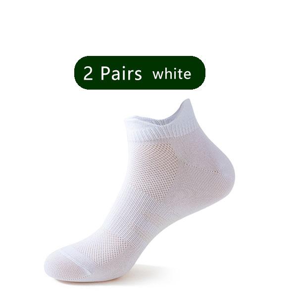 2 Pairs Fitness Ankle Sport Socks Man Woman Mesh Breathable Quick-Drying Bike Running Outdoor Cycling Travel No Show Socks